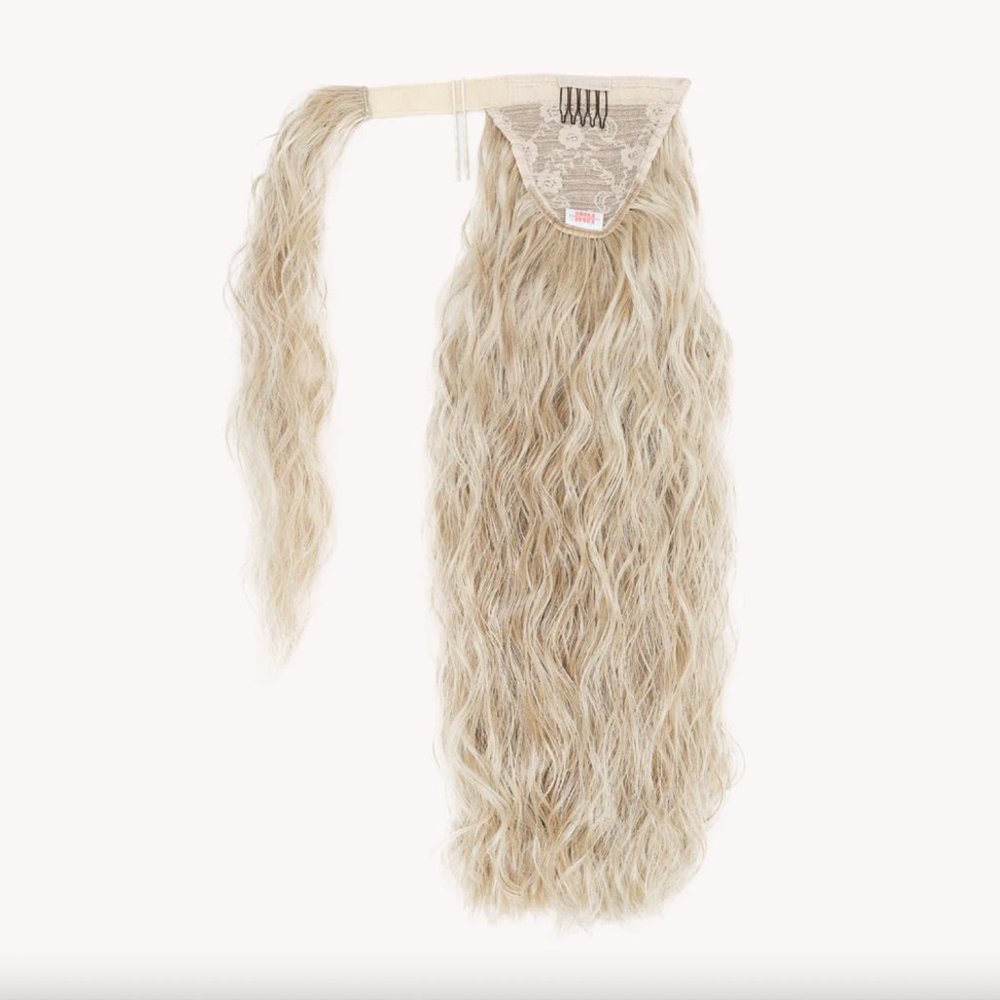 NEW Insert Name Here INH Isabel Wavy Ponytail Extension, Vanilla Blonde